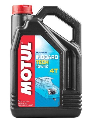 MOTUL INBOARD TECH 10W40 PUSIAU SINTETINIS 4T 5L